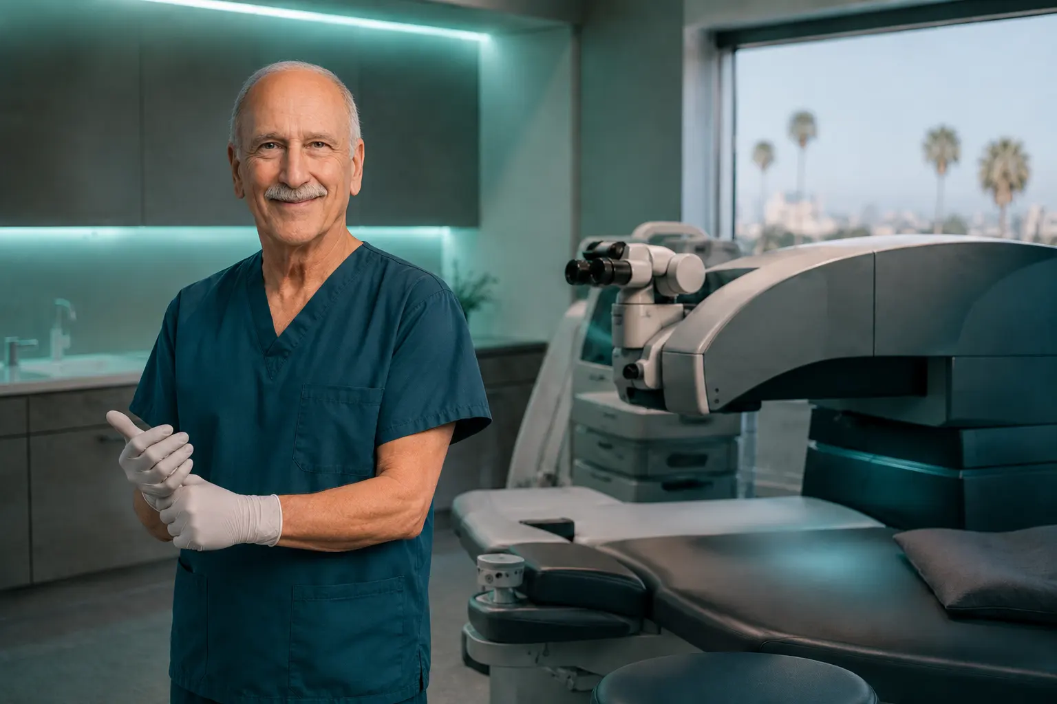 All-laser LASIK suite with iDesign 2 mapping and Alcon WaveLight Pro at Berg-Feinfield in Los Angeles