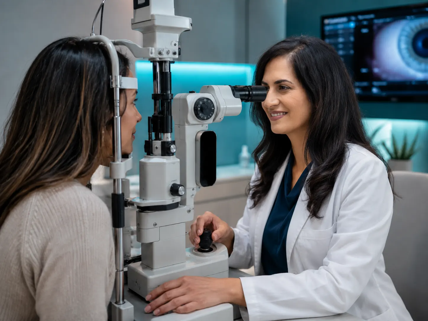 Dry eye diagnostic testing at the Berg-Feinfield Dry Eye Center