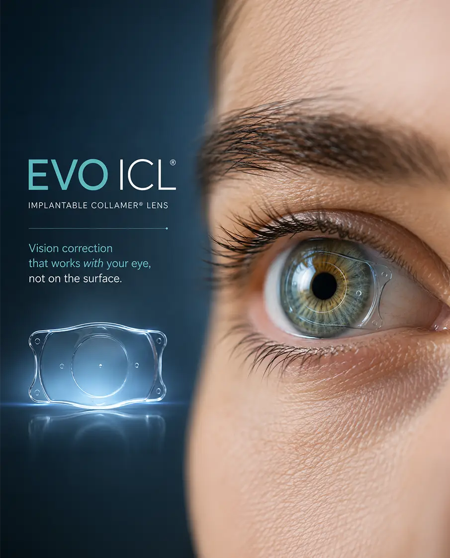 EVO ICL implantable collamer lens consultation at Berg-Feinfield in Beverly Hills