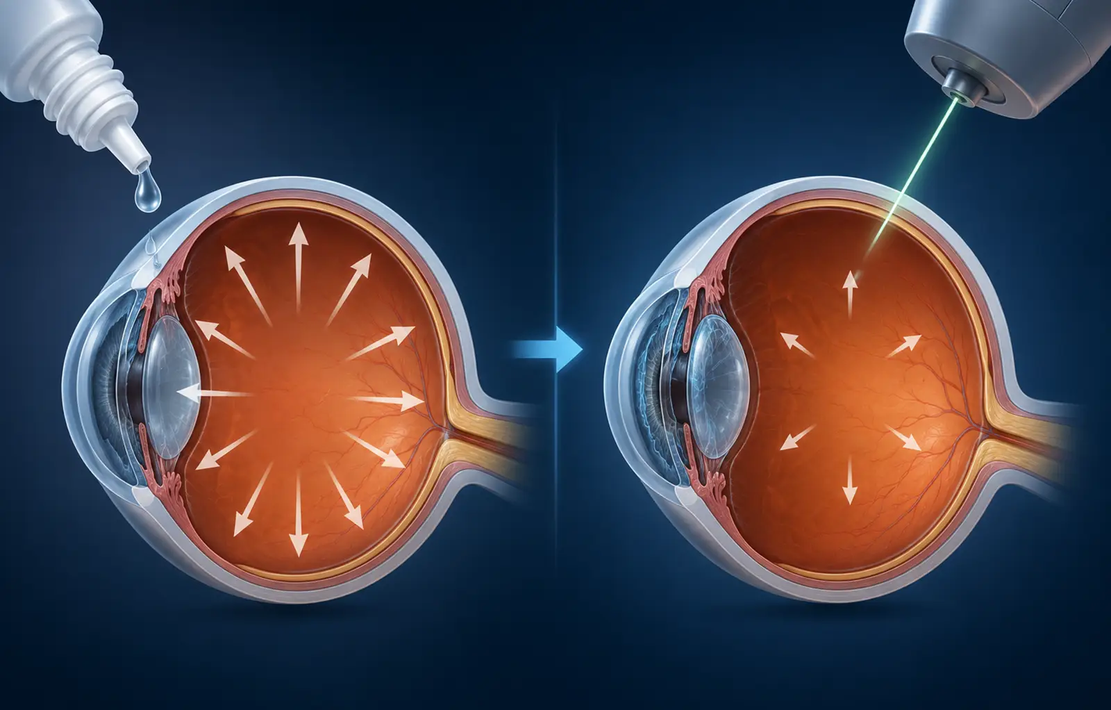 Lowering intraocular pressure in glaucoma treatment at Berg-Feinfield Vision Correction