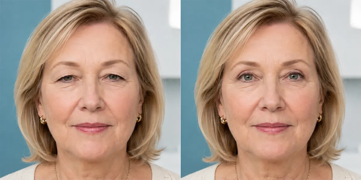 Blepharoplasty before and after results — Dr. Feinfield, Berg-Feinfield Vision Correction Los Angeles