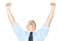 Happy Office Worker